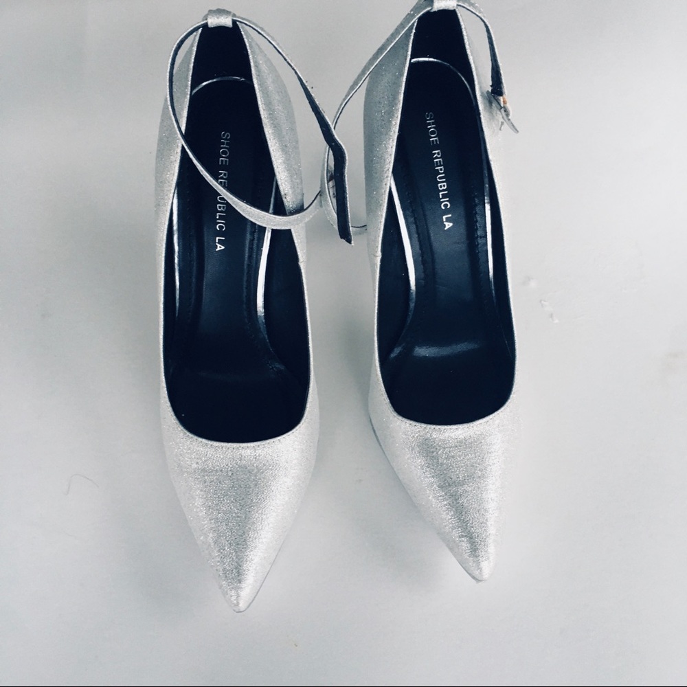 Shoe Republic La Womens Glitter stiletto shoes